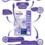 Lorina Emici Külot Hasta Bezi Large 30'Lu 120 Adet